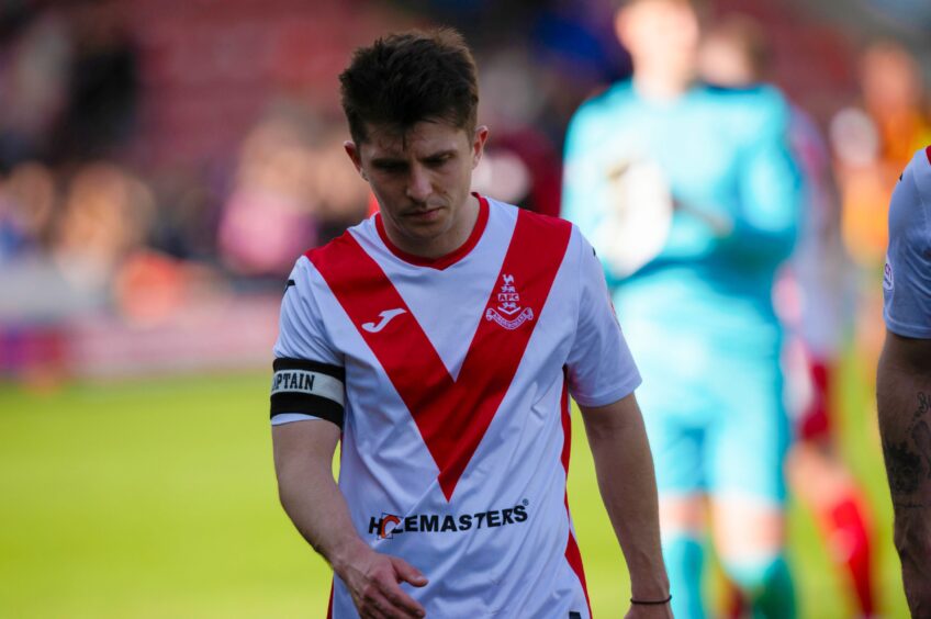 Charlie Telfer, pictured, was excellent for Airdrie