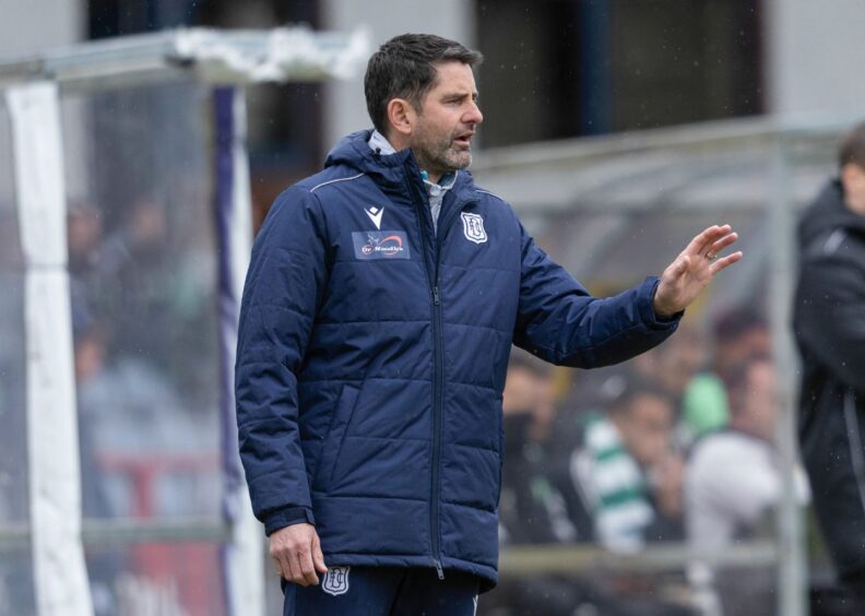 Dundee assistant manager Stuart Taylor