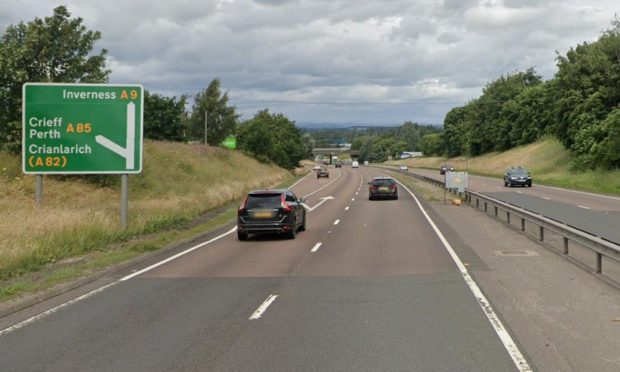 Restrictions will be introduced on the A9 towards the Inveralmond roundabout in Perth