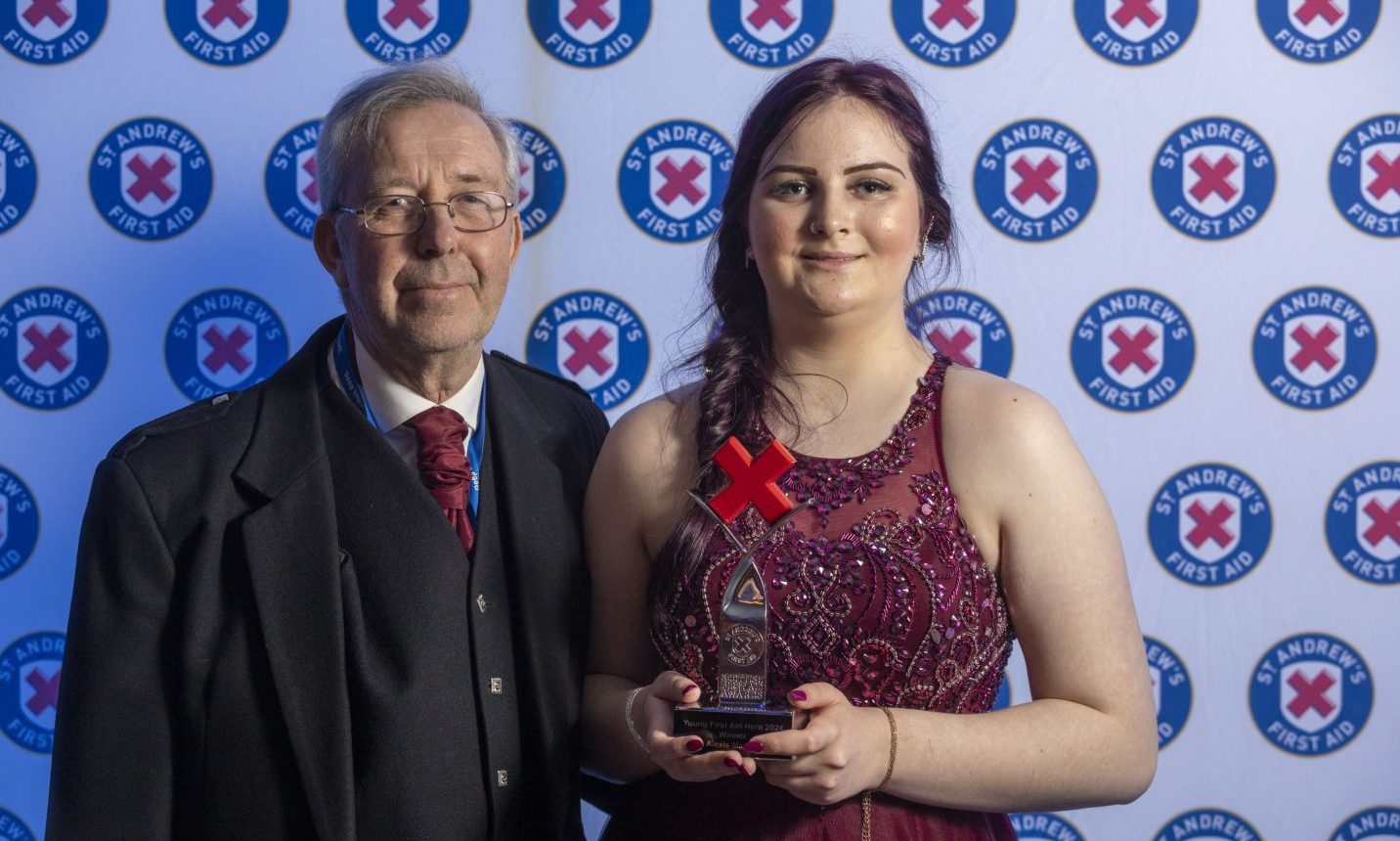 Alexis Mackie won the young first aid hero award