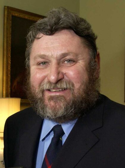 Former Abertay principal Bernard King.