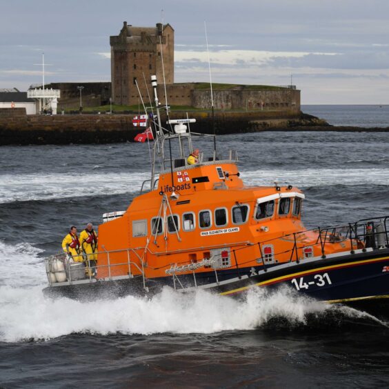 Broughty Ferry Lifeboat Elizabeth of Glamis.