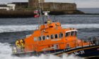 The Broughty Ferry all-weather lifeboat Elizabeth of Glamis.