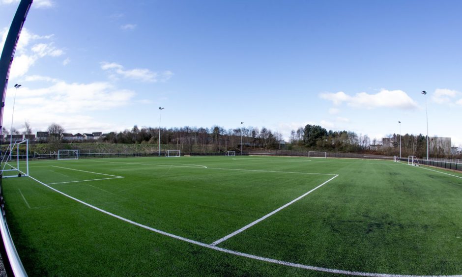 Dunfermline's Rosyth training ground.