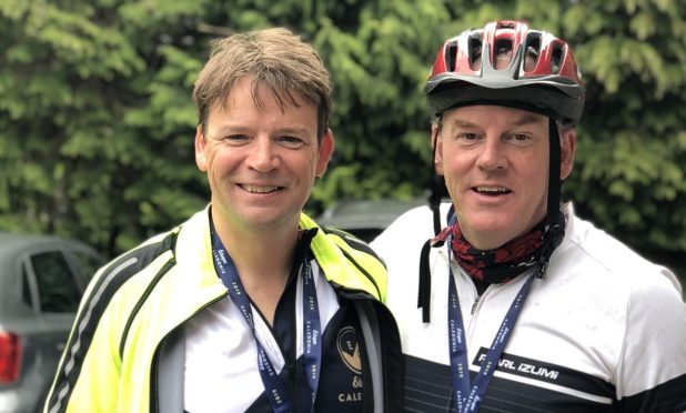Taste of Perthshire owner Calum MacLellan is taking part in the Etape Caledonia 2024 in memory of his best friend Cameron who passed away from lung cancer earlier this year. Image: Calum MacLellan