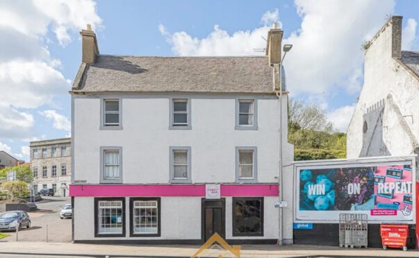 The exterior of the former Candy Bar in Kirkcaldy.
