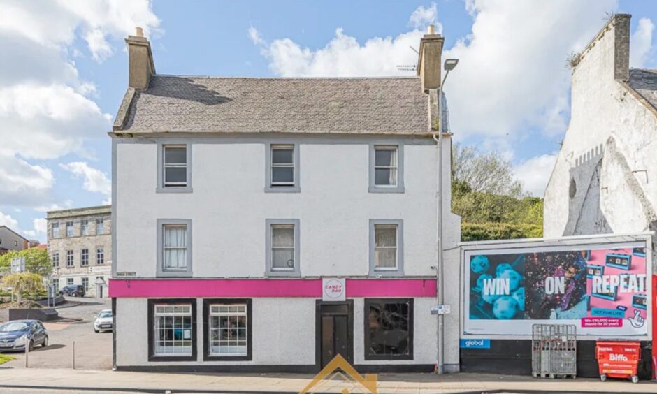 The exterior of the former Candy Bar in Kirkcaldy.