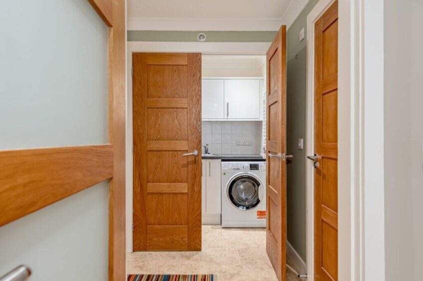 The laundry room