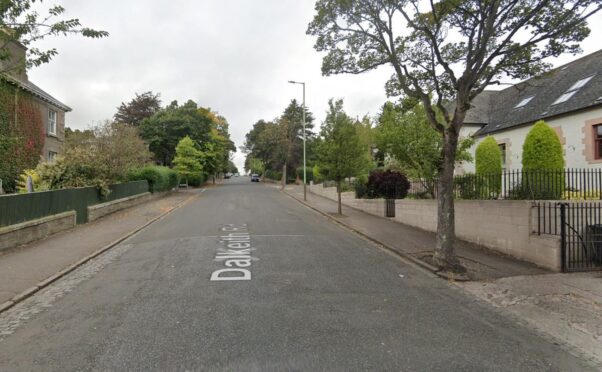 The incident happened on Dalkeith Road, Dundee. Image: Google Street View