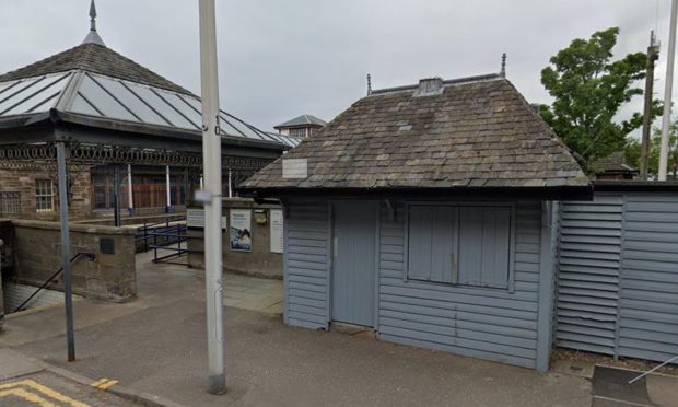 The former taxi kiosk could be transformed into a community fridge if plans are approved. Image: Google Maps.