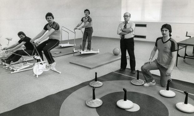 New fitness equipment was installed at Lochee Leisure Centre in 1981.
