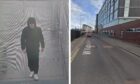 The man was seen on West Victoria Dock Road, Dundee. Image: Police Scotland/Google Street View