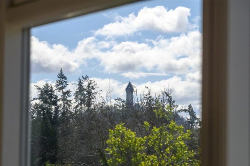 Wallace Monument from the home. 