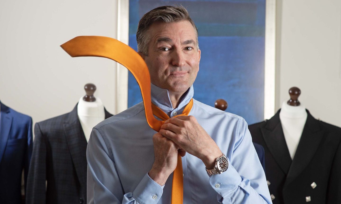 Jonathan Farley Stirling tailor a TikTok sensation for ties videos