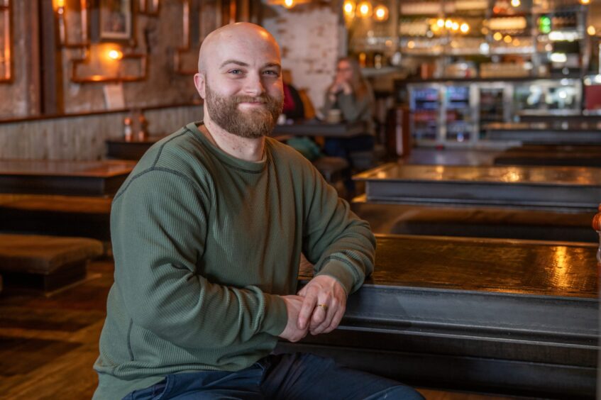 Jamie Butler, new owner of The Copper Oven, Arbroath. 