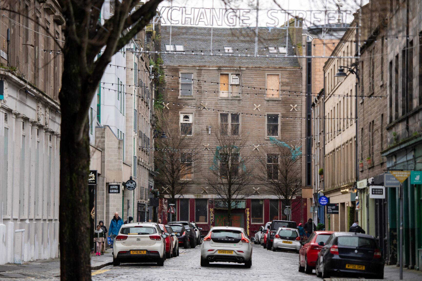Why is business on Dundee's Exchange Street thriving?
