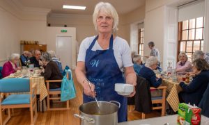 Anne Duff who runs the Horizon Lunch Club in Aberfeldy. Image: Kim Cessford/DC Thomson