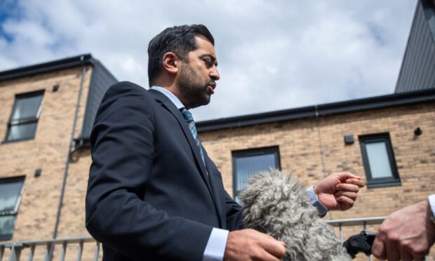 Humza Yousaf in Dundee
