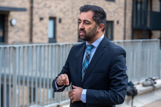 Humza Yousaf in Dundee