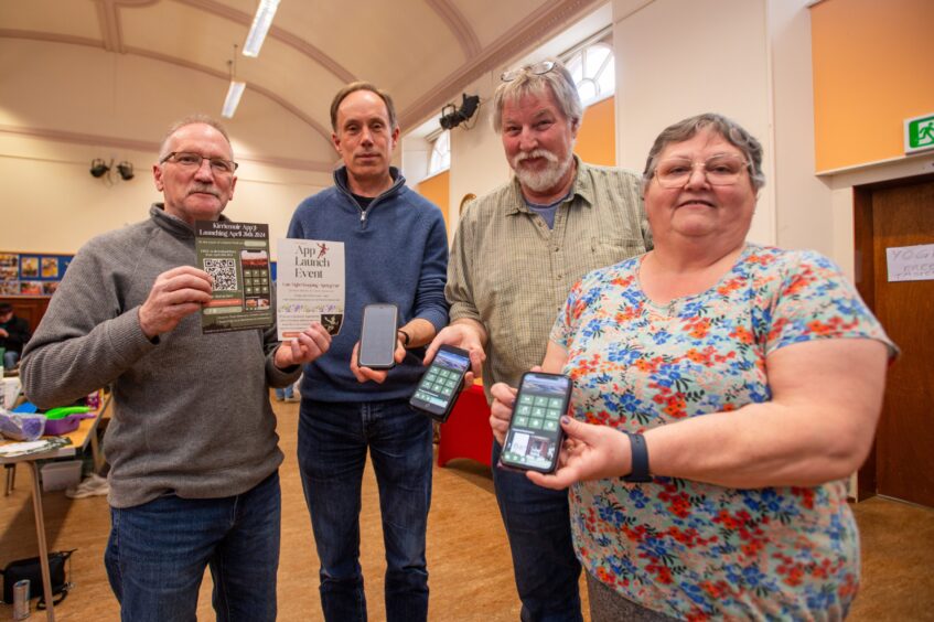 Kirriemuir town app launch.