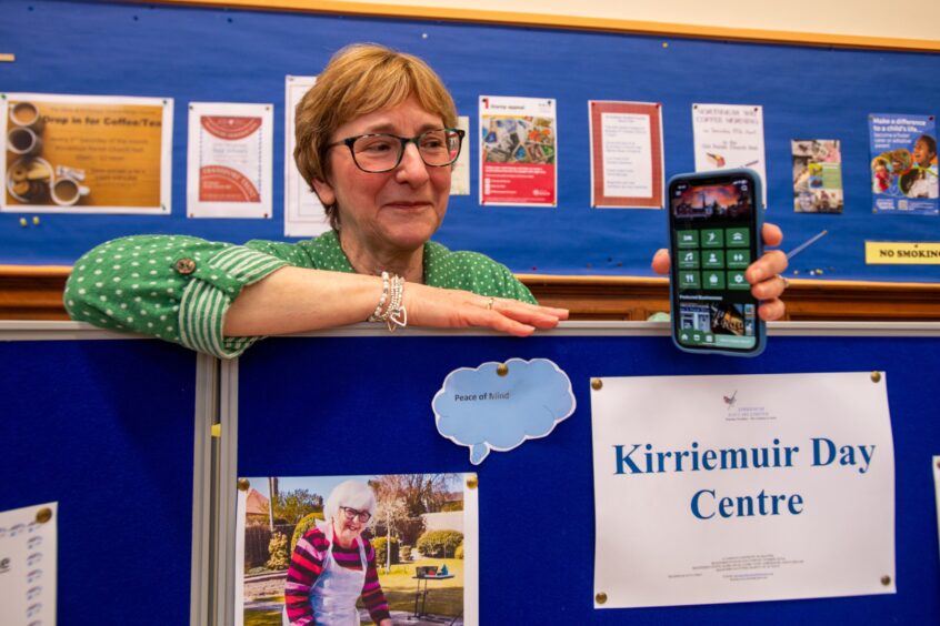 Kirriemuir Day Care Centre adds name to new town app.
