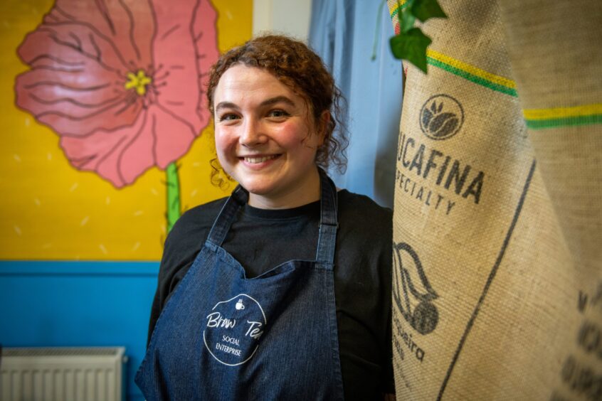 Julia Burns-Cowie runs her kitchen with kindness at Braw Tea, Broughty Ferry.