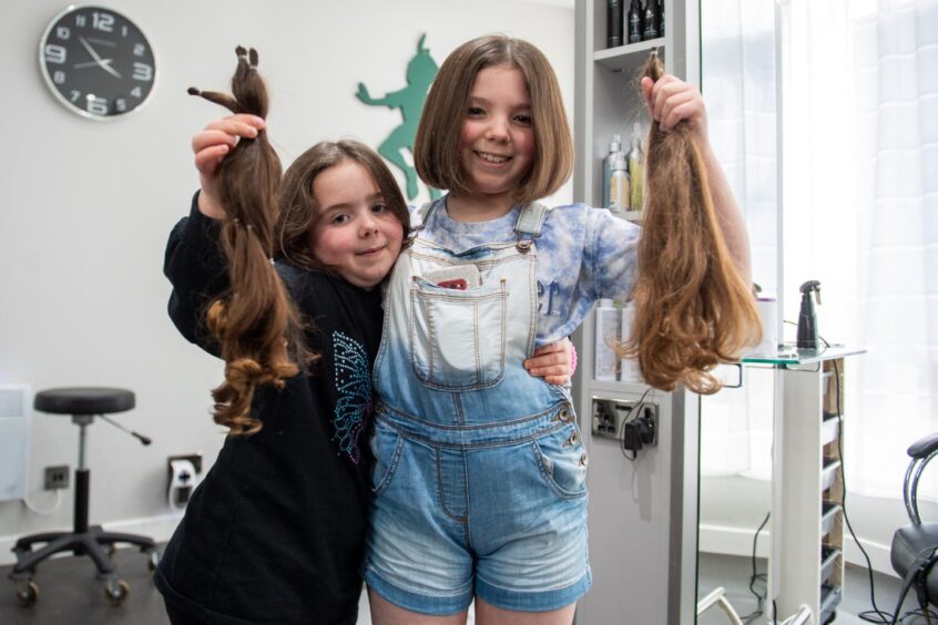 Little Princess TRust charity haircut.