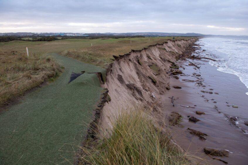 Montrose golf course coastal erosion threat