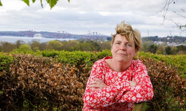 Dalgety Bay childminder Brigid Dalby at The Avenue, which overlooks the Firth of Forth.