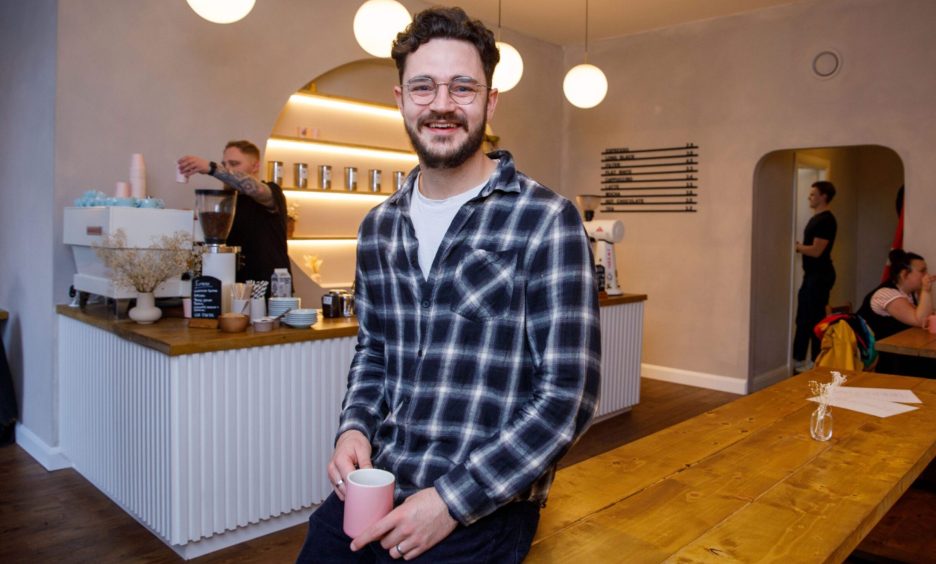 Mark Edwards, part of the team behind Höfn coffee shop. Image: Kenny Smith/DC Thomson