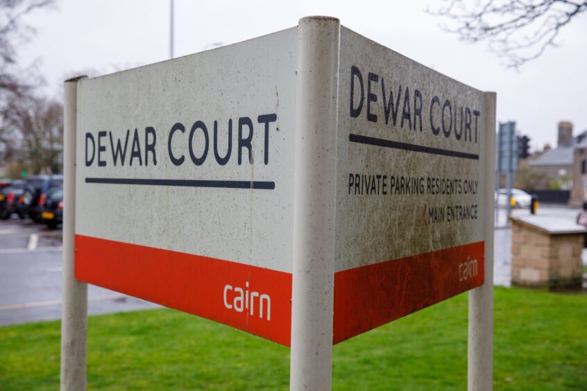 Dewar Court sign with Cairn branding