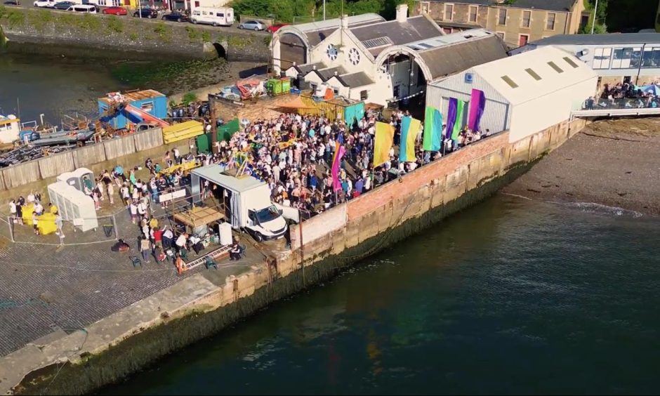 The David Anderson Marina in Newport, Fife, which will host a Euro 2024 fan zone