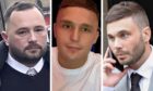 Lee Tucker (left) has been cleared of causing the death of his brother Reece (centre) while Joseph Donachie (right) pled guilty to driving dangerously before the accident.