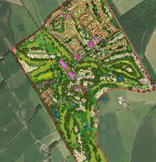 Letham Grange housing plans