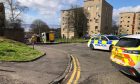 Lochay Place in Menzieshill, Dundee, closed by emergency services