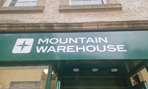 Mountain Warehouse was targeted on Sunday. Image: Supplied