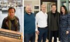Ewan McGregor pictured at Heather Street Food in Dundee and Balhousie Glazing in Perth.