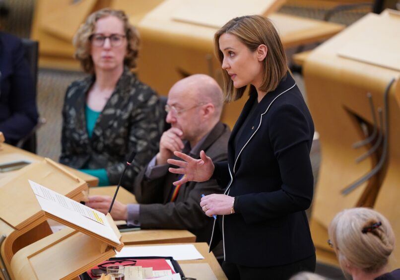 SNP minister Mairi McAllan. Image: PA 