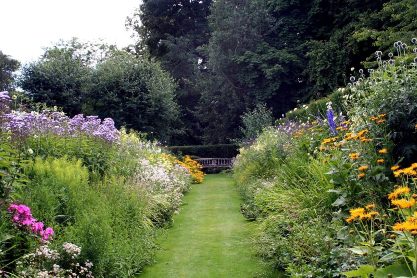 Pitmuies gardens are about eight miles east of Forfar.
