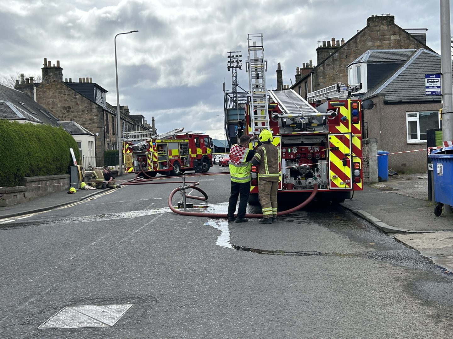 Pratt Street Crews tackle house fire near Stark's Park in Kirkcaldy