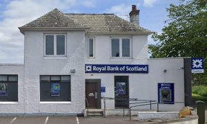 Royal Bank of Scotland branch at Dundee's Kingsway Circus.