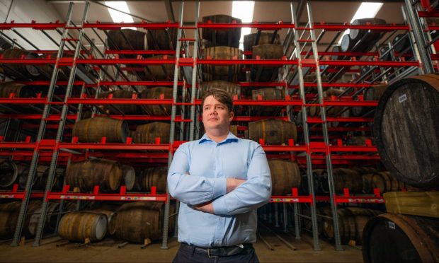 Graeme Mackeddie is the head of production at Bruadar's Aberargie Distillery, where they use honey from their own hives in their whisky liqueur.