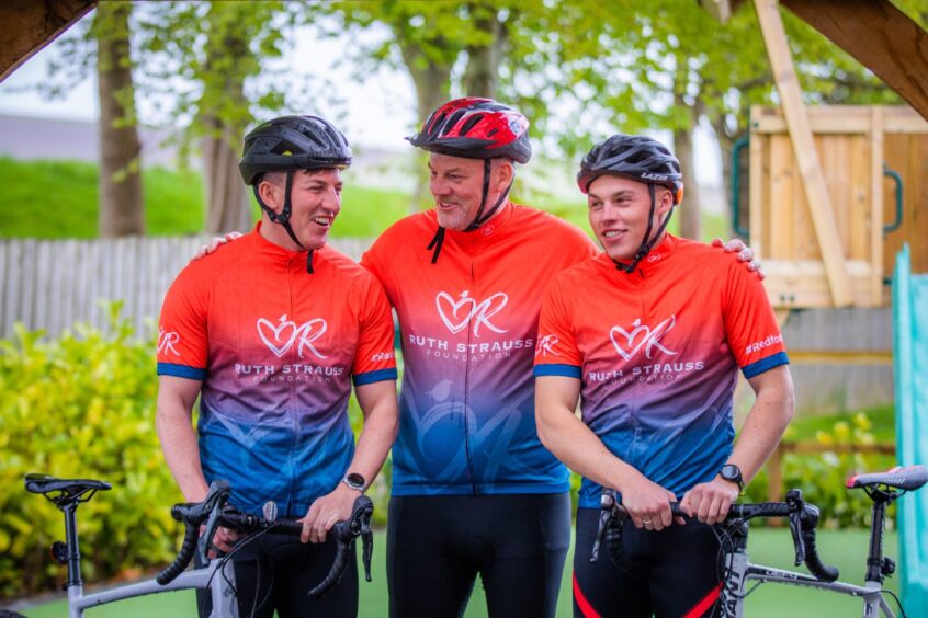 Calum MacLellan, from Taste of Perthshire alongside sons Connor (left) and Brodie