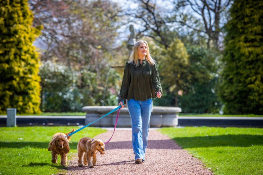 Vicki, who works as a photographer, has found walking with her two cocker spaniels has helped her in her battle with depression