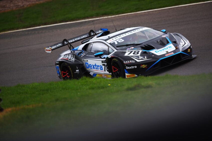 Sandy Mitchell British GT racer leads the 2024 championship after Oulton Park.
