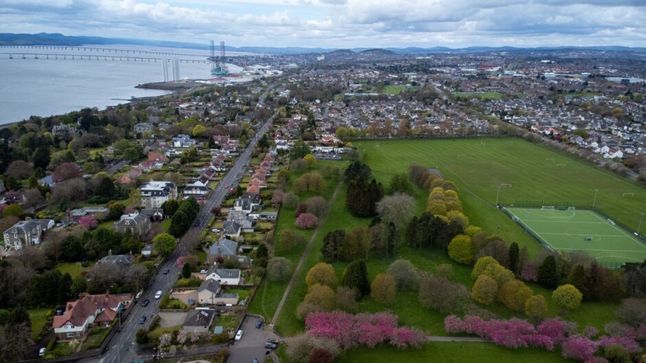 Dundee from above.