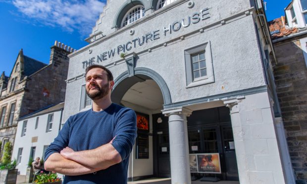 Founder and director of St Andrews Film Festival, Boris Bosilkov, started a petition to help save the NPH Cinema, St Andrews. Image: Steve Brown/DC Thomson