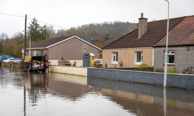 Park Road in Rosyth has flooded for the third time in five years.