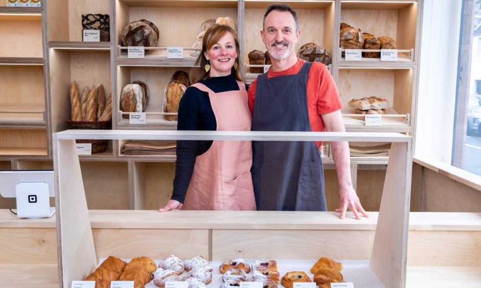 John and Caroline Castley of Wild Hearth Bakery.