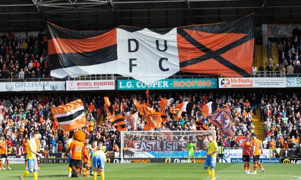 The scenes at Tannadice prior to Dundee United's 2-0 win over Raith Rovers